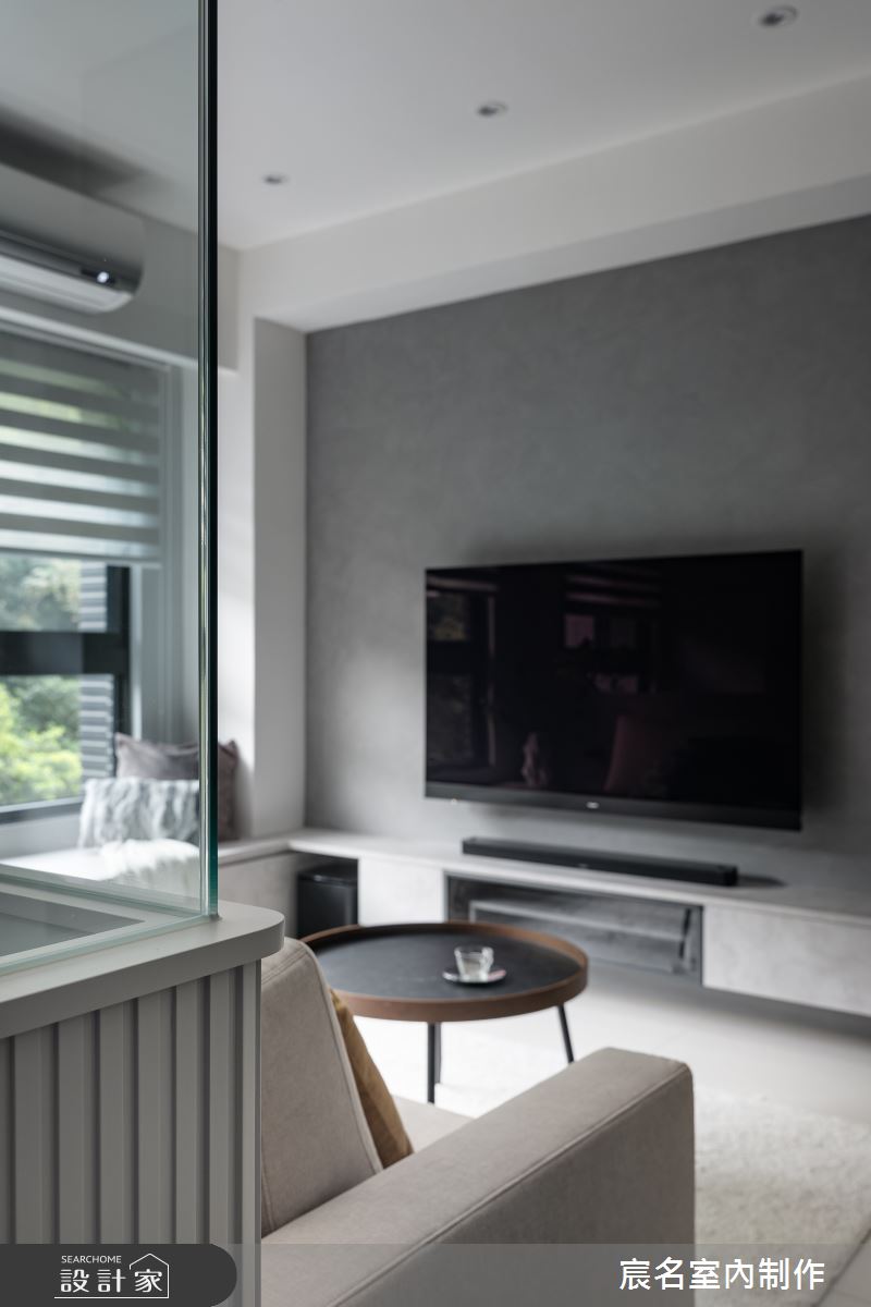 25坪新成屋(5年以下)＿現代簡約風客廳案例圖片＿宸名設計有限公司＿宸名_24之26