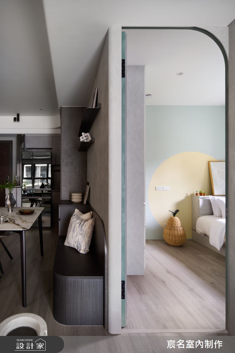20坪中古屋(5~15年)＿現代風餐廳臥室案例圖片＿宸名設計有限公司＿宸名_25之34