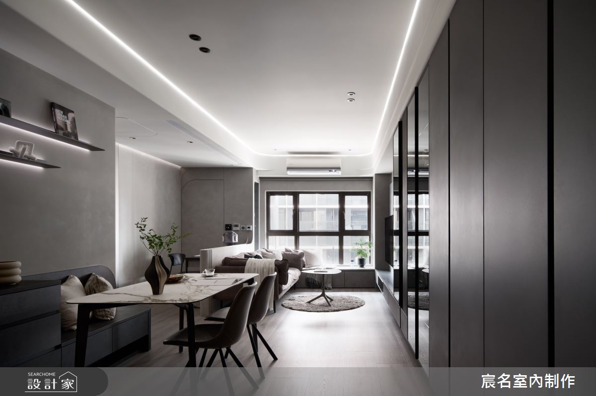 20坪中古屋(5~15年)＿現代風客廳餐廳案例圖片＿宸名設計有限公司＿宸名_25之2