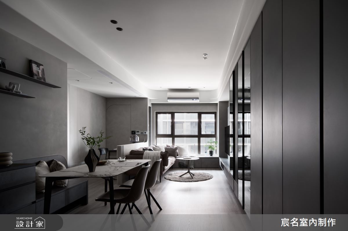 20坪中古屋(5~15年)＿現代風客廳餐廳案例圖片＿宸名設計有限公司＿宸名_25之1