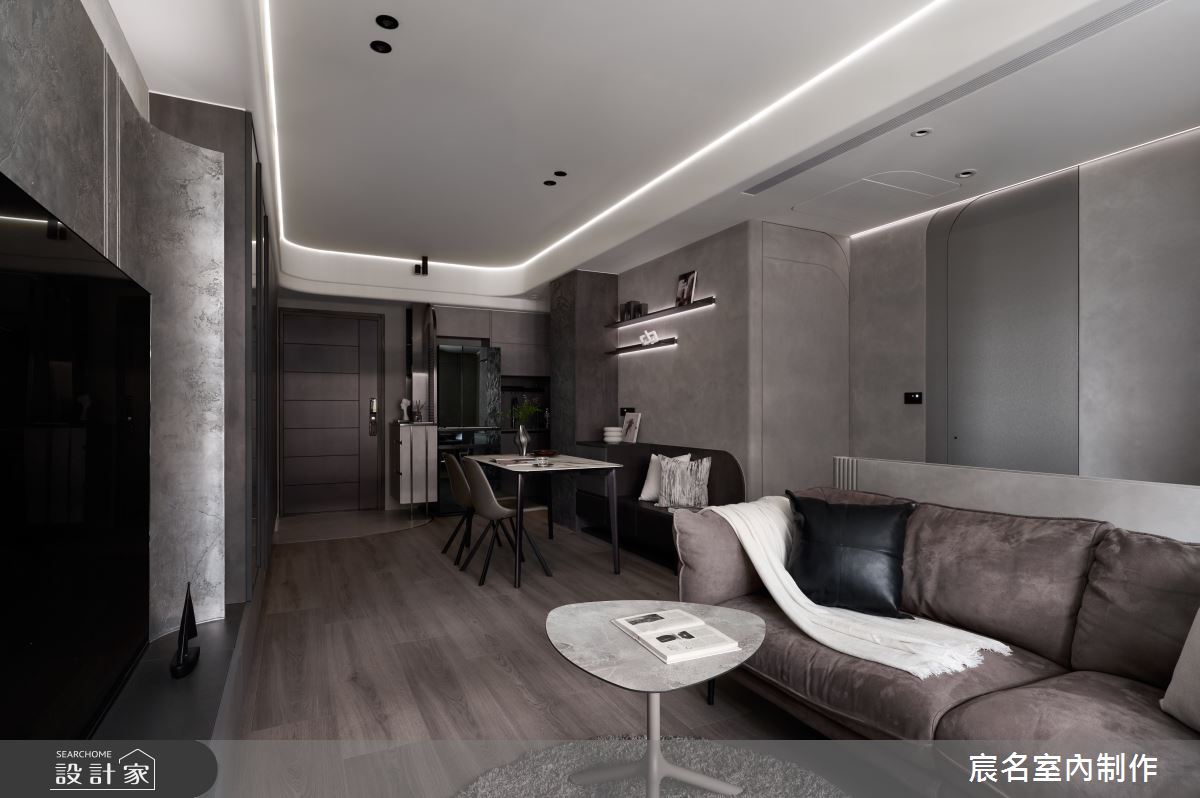 20坪中古屋(5~15年)＿現代風客廳餐廳案例圖片＿宸名設計有限公司＿宸名_25之18