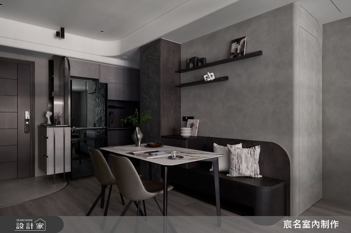 20坪中古屋(5~15年)＿現代風玄關餐廳廚房案例圖片＿宸名設計有限公司＿宸名_25之23