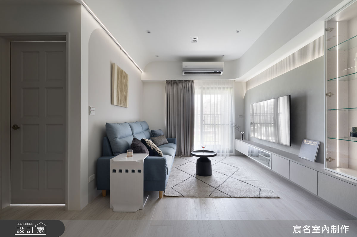 25坪新成屋(5年以下)＿北歐風客廳案例圖片＿宸名設計有限公司＿宸名_28之7