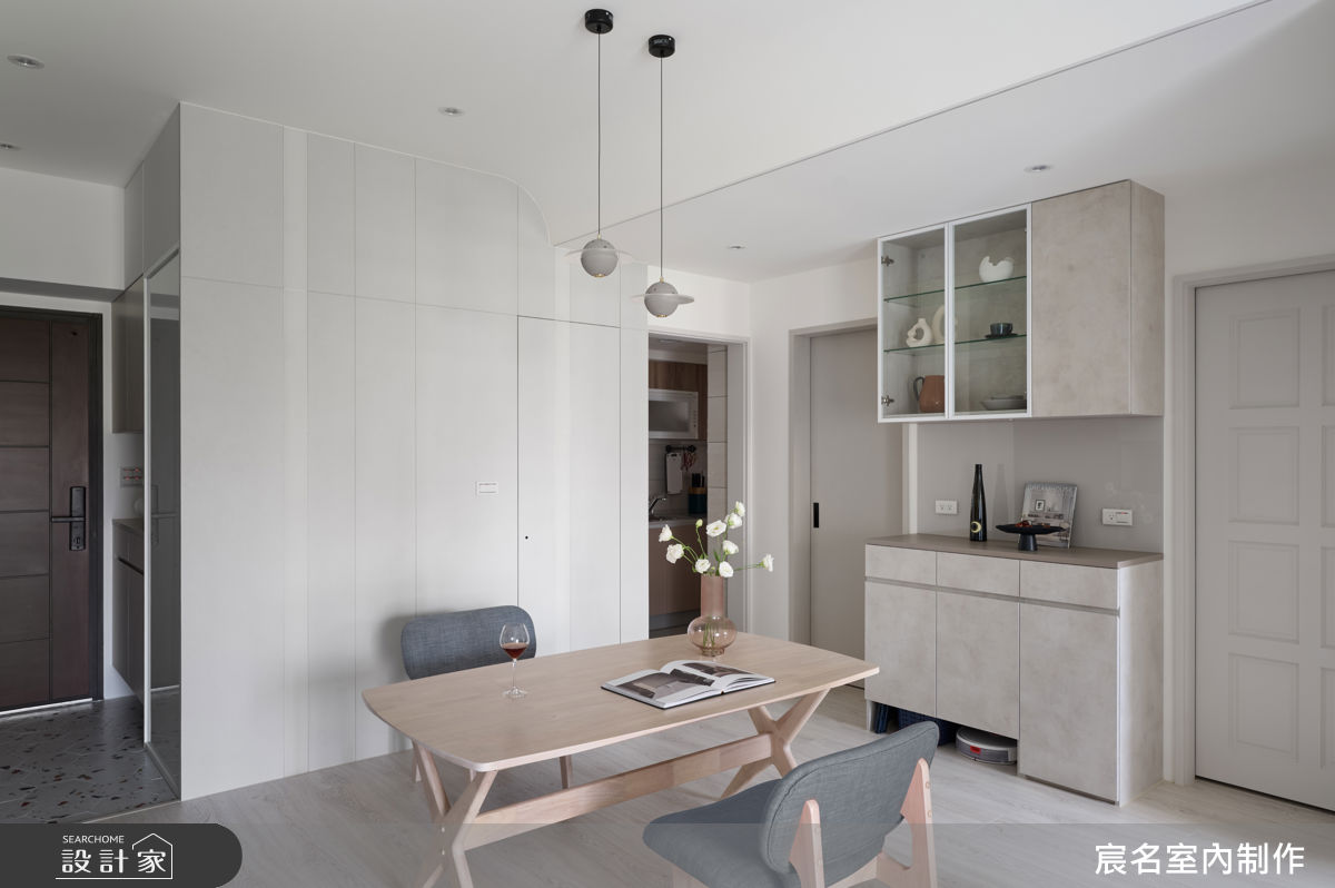 25坪新成屋(5年以下)＿北歐風玄關餐廳廚房案例圖片＿宸名設計有限公司＿宸名_28之8