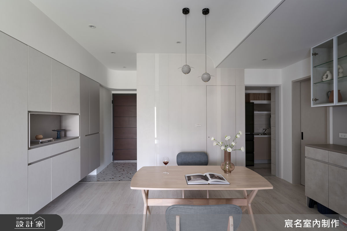 25坪新成屋(5年以下)＿北歐風玄關餐廳廚房案例圖片＿宸名設計有限公司＿宸名_28之9