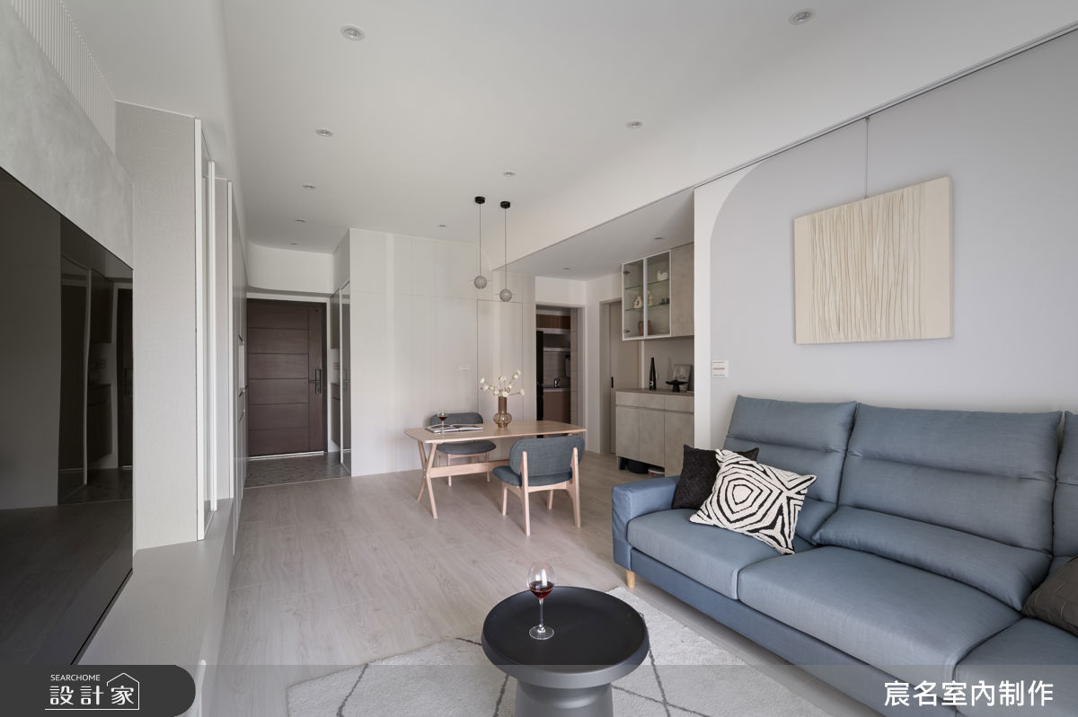 25坪新成屋(5年以下)＿北歐風玄關客廳餐廳廚房案例圖片＿宸名設計有限公司＿宸名_28之12