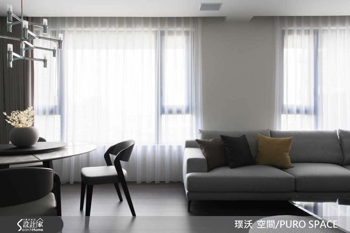 50坪新成屋(5年以下)＿新中式風客廳案例圖片＿璞沃 空間/PURO SPACE＿璞沃_05之1