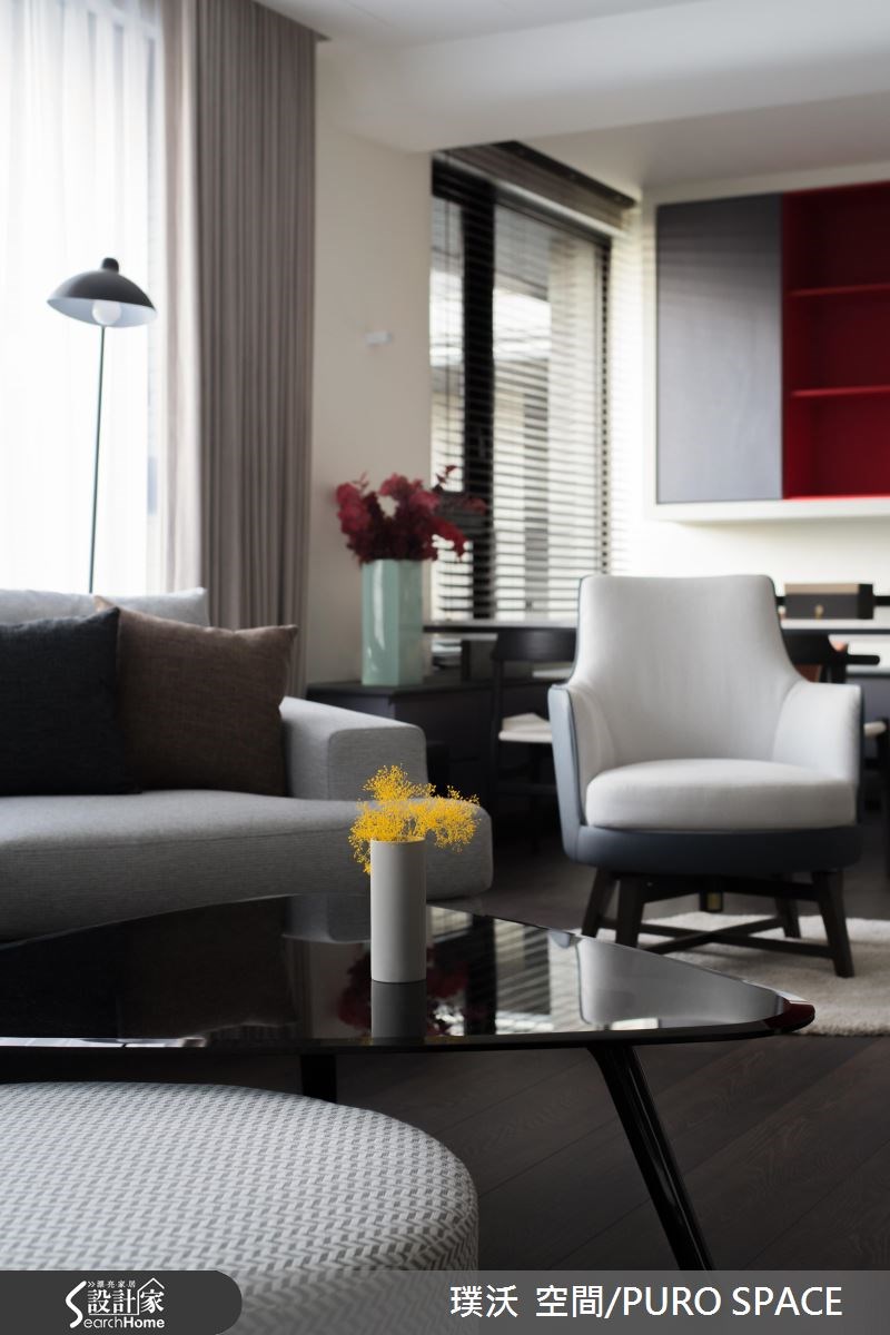 50坪新成屋(5年以下)＿新中式風客廳案例圖片＿璞沃 空間/PURO SPACE＿璞沃_05之4