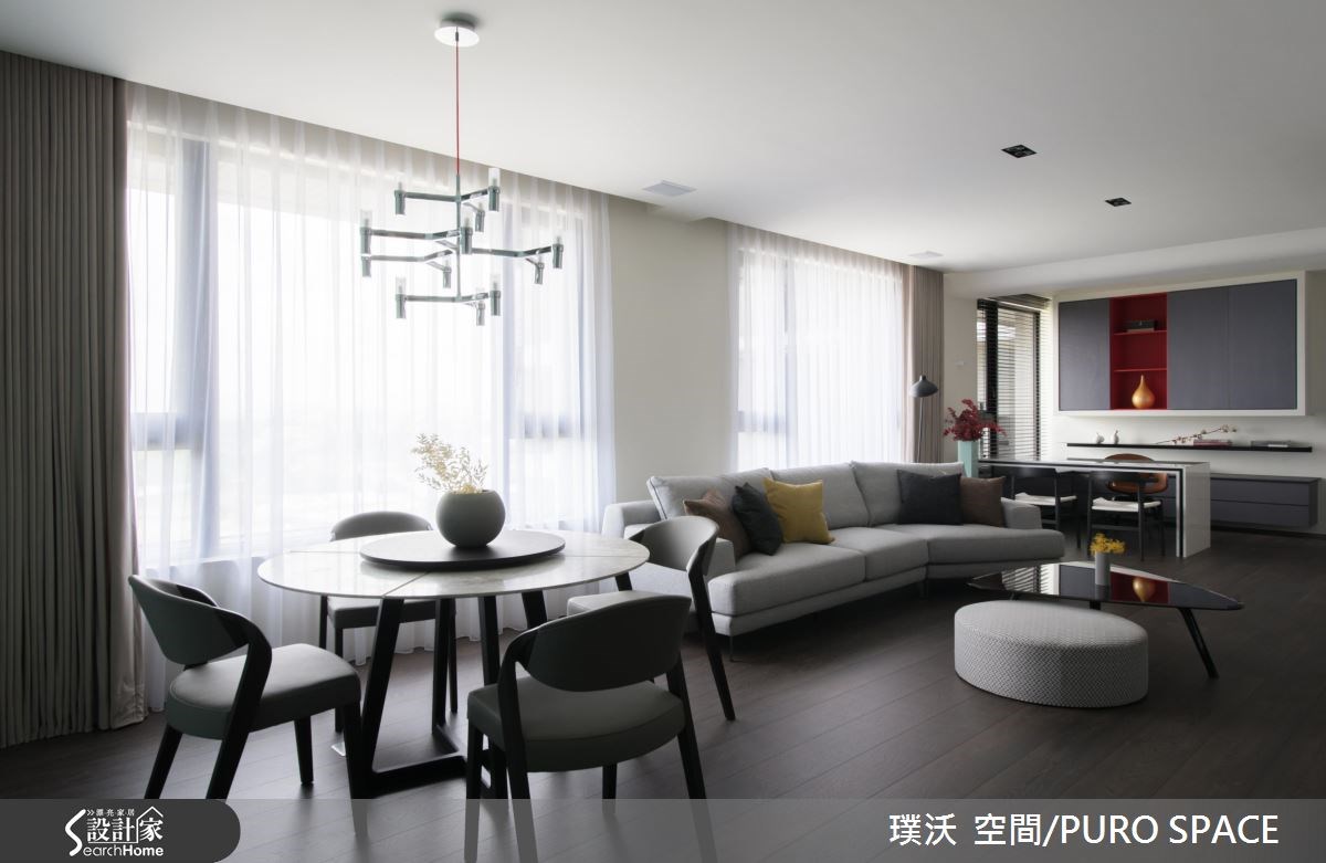 50坪新成屋(5年以下)＿新中式風餐廳案例圖片＿璞沃 空間/PURO SPACE＿璞沃_05之6