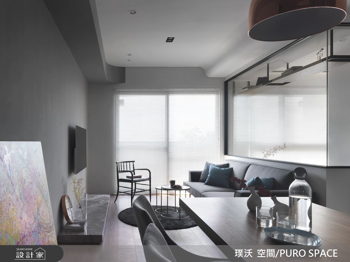 20坪新成屋(5年以下)＿現代風客廳案例圖片＿璞沃 空間/PURO SPACE＿璞沃_12之4
