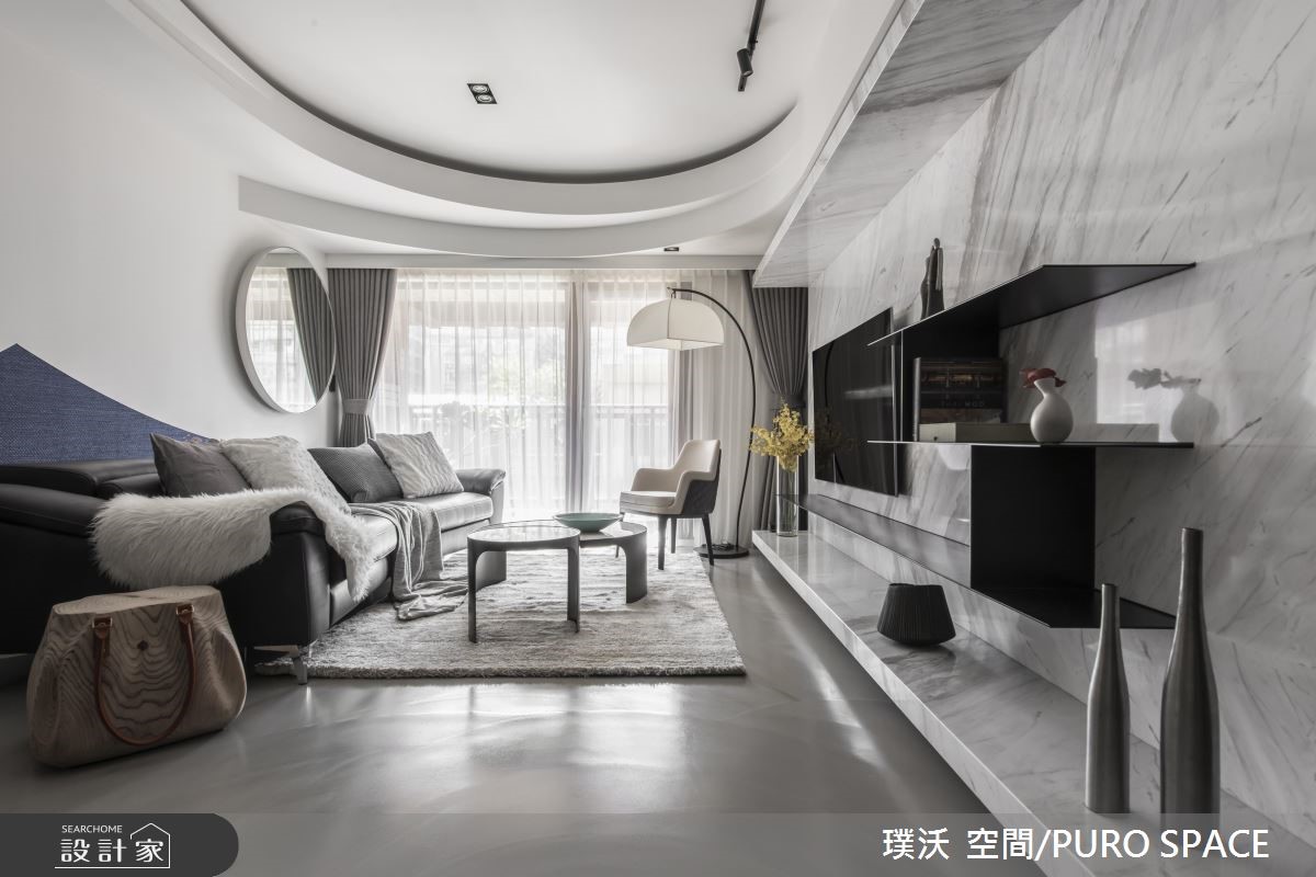 24坪新成屋(5年以下)＿現代風客廳案例圖片＿璞沃 空間/PURO SPACE＿璞沃_15之5