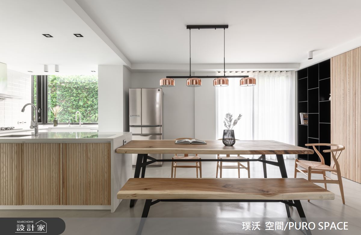 80坪老屋(16~30年)＿北歐風餐廳中島案例圖片＿璞沃 空間/PURO SPACE＿璞沃_16之12