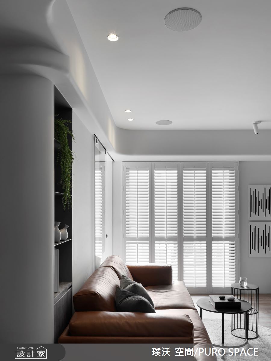 19坪新成屋(5年以下)＿簡約風客廳案例圖片＿璞沃 空間/PURO SPACE＿璞沃_18之14