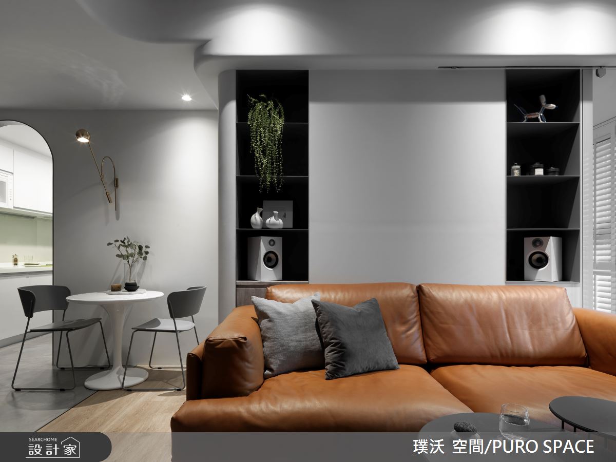 19坪新成屋(5年以下)＿簡約風客廳案例圖片＿璞沃 空間/PURO SPACE＿璞沃_18之8