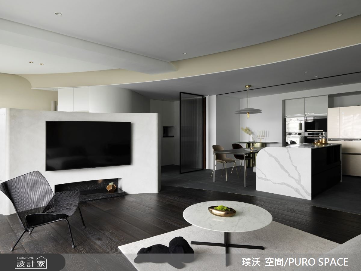 45坪新成屋(5年以下)＿簡約風客廳案例圖片＿璞沃 空間/PURO SPACE＿璞沃_19之7
