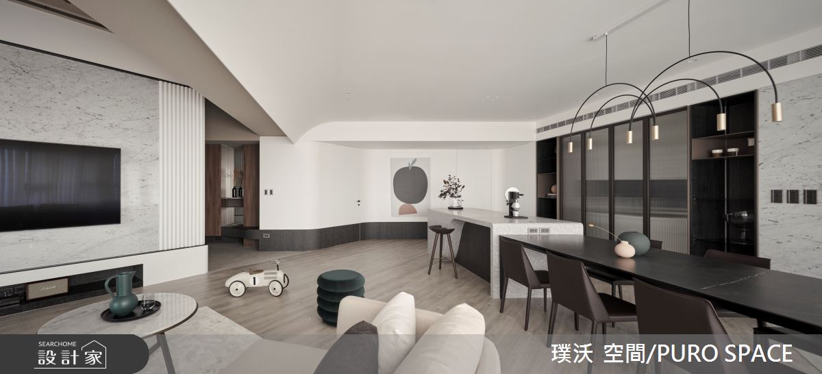 50坪新成屋(5年以下)＿混搭風客廳餐廳案例圖片＿璞沃 空間/PURO SPACE＿璞沃_20之2