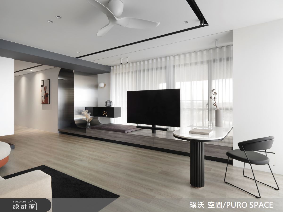 45坪新成屋(5年以下)＿混搭風客廳案例圖片＿璞沃 空間/PURO SPACE＿璞沃_26之10