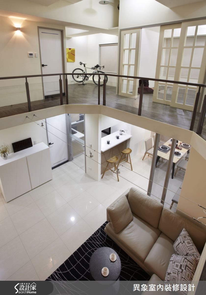 35坪新成屋(5年以下)＿混搭風客廳吧檯案例圖片＿異象室內裝修設計有限公司＿異象_01之5