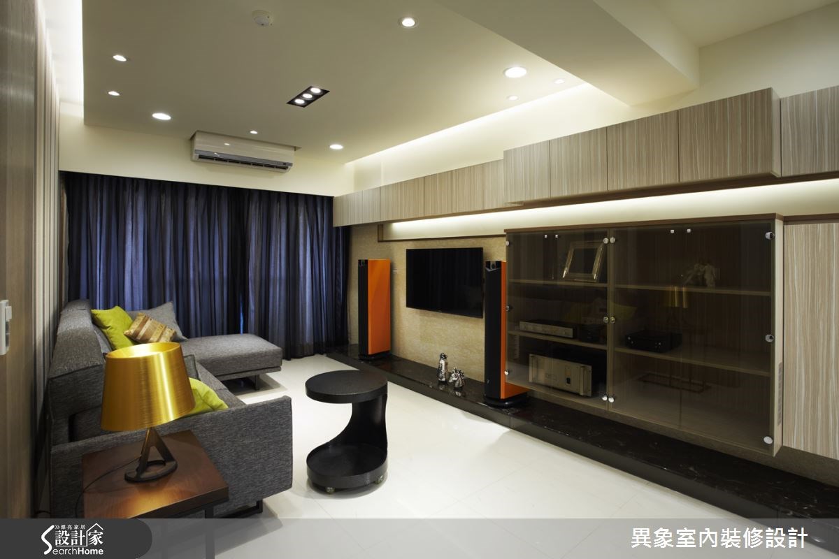 24坪新成屋(5年以下)＿混搭風客廳案例圖片＿異象室內裝修設計有限公司＿異象_02之2