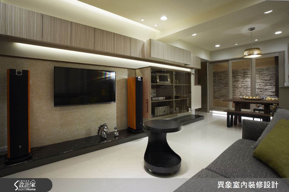 24坪新成屋(5年以下)＿混搭風客廳餐廳案例圖片＿異象室內裝修設計有限公司＿異象_02之3