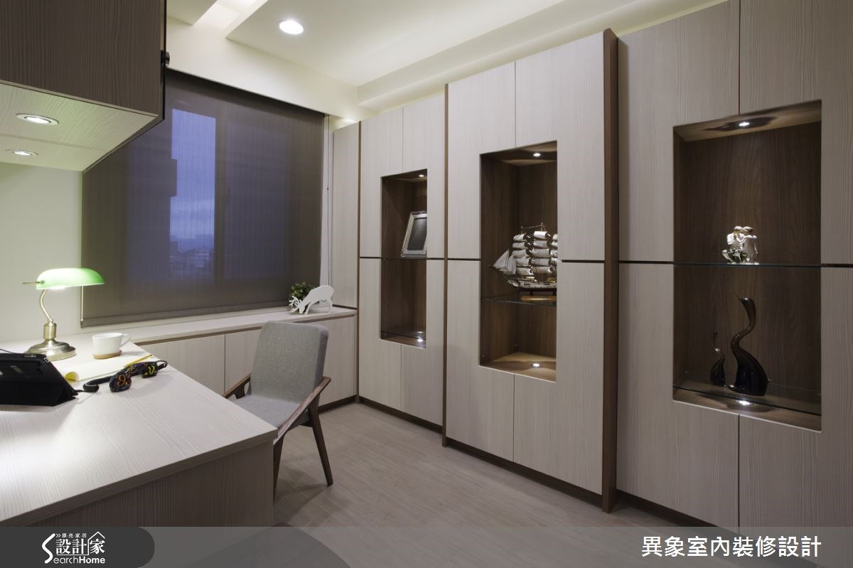 24坪新成屋(5年以下)＿混搭風書房案例圖片＿異象室內裝修設計有限公司＿異象_02之15