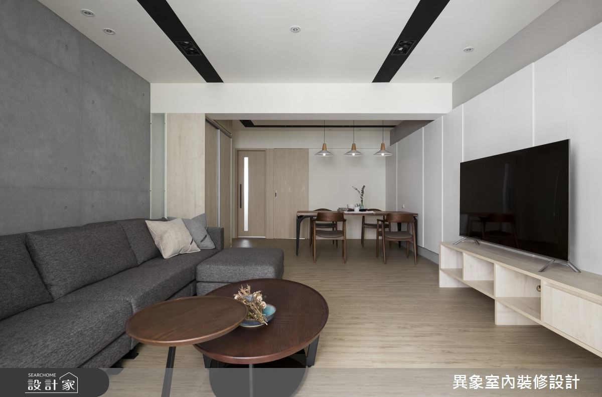 40坪老屋(16~30年)＿混搭風客廳案例圖片＿異象室內裝修設計有限公司＿異象_05之3