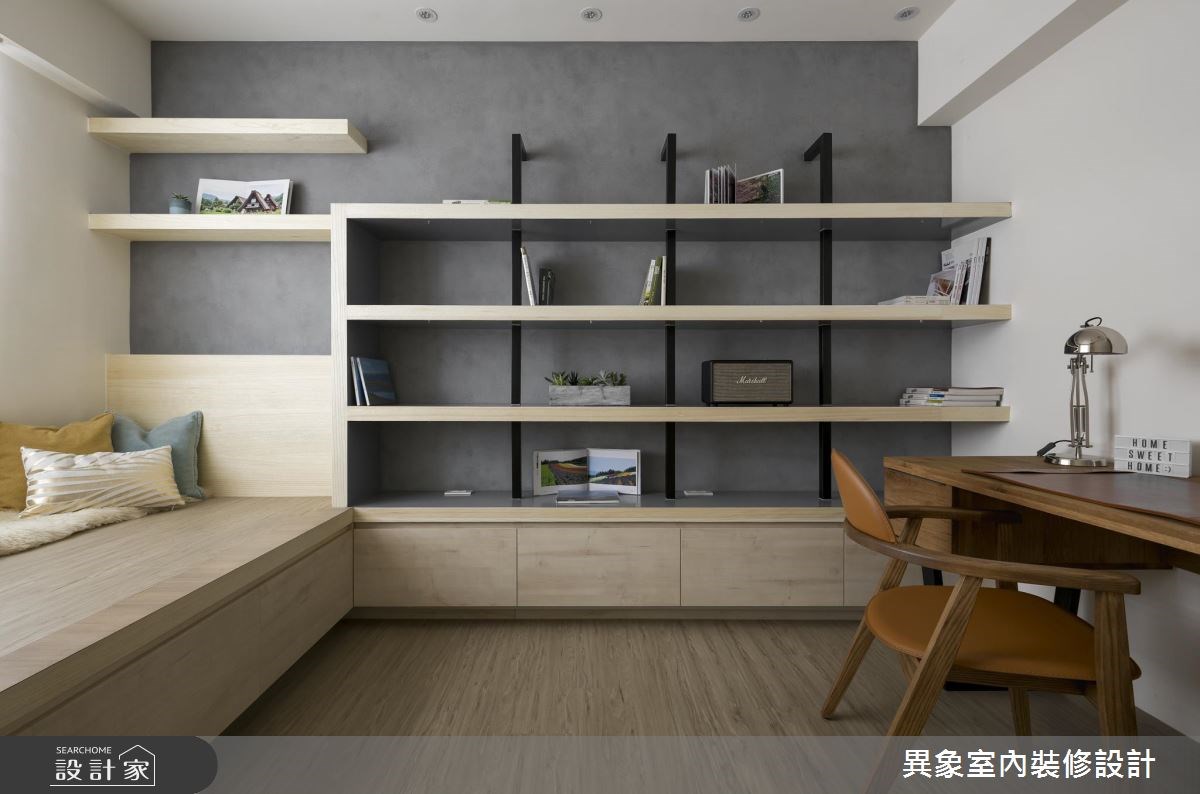 40坪老屋(16~30年)＿混搭風書房案例圖片＿異象室內裝修設計有限公司＿異象_05之18