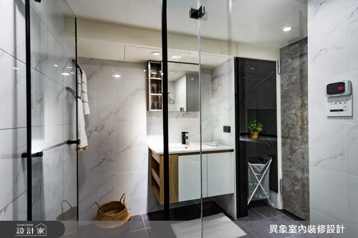 老屋(31~40年)＿現代風浴室案例圖片＿異象室內裝修設計有限公司＿異象_07之16