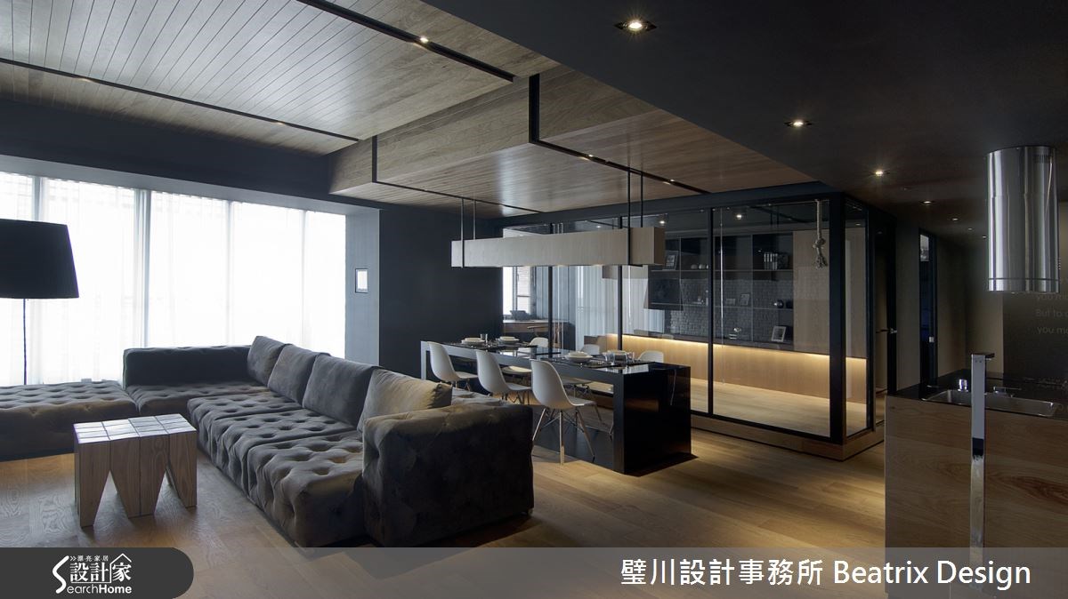50坪新成屋(5年以下)＿現代風客廳案例圖片＿璧川設計事務所 Beatrix Design＿璧川_隱線之6