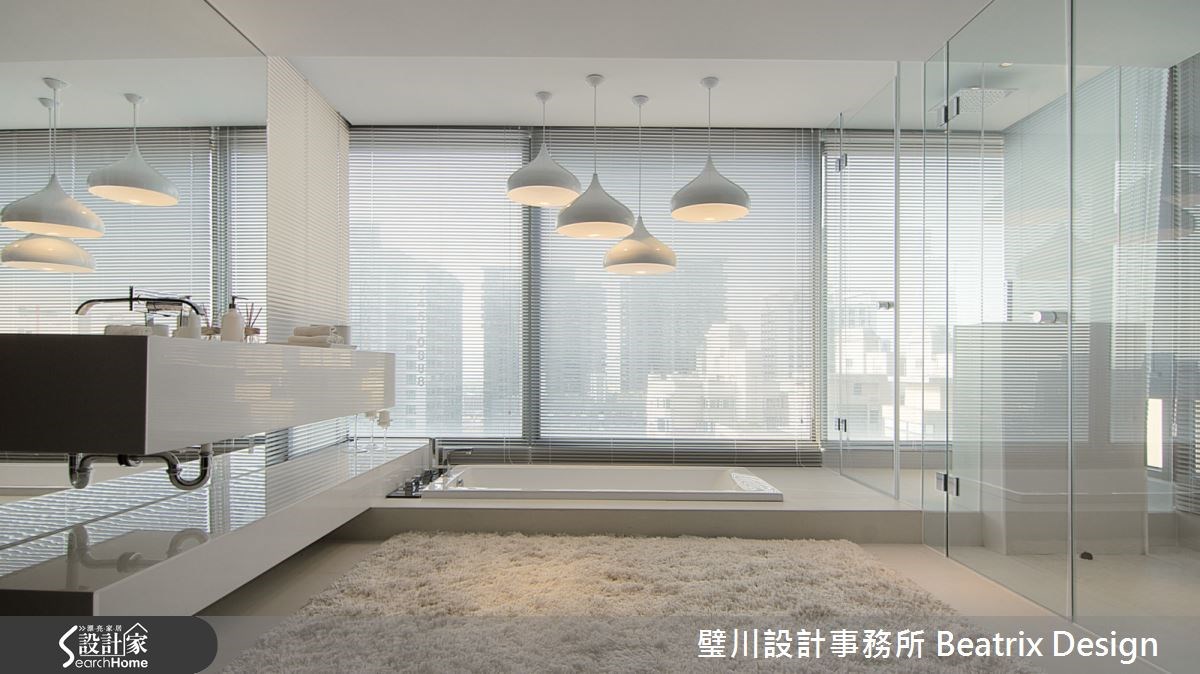 50坪新成屋(5年以下)＿現代風浴室案例圖片＿璧川設計事務所 Beatrix Design＿璧川_隱線之16