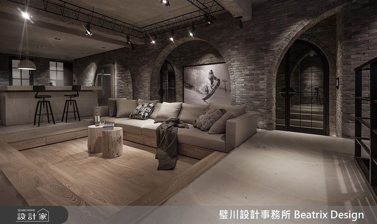 67坪老屋(16~30年)＿工業風客廳吧檯案例圖片＿璧川設計事務所 Beatrix Design＿璧川_雪釀之11