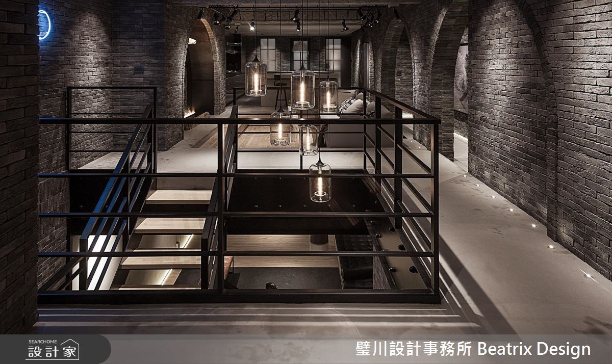 67坪老屋(16~30年)＿工業風客廳樓梯案例圖片＿璧川設計事務所 Beatrix Design＿璧川_雪釀之20