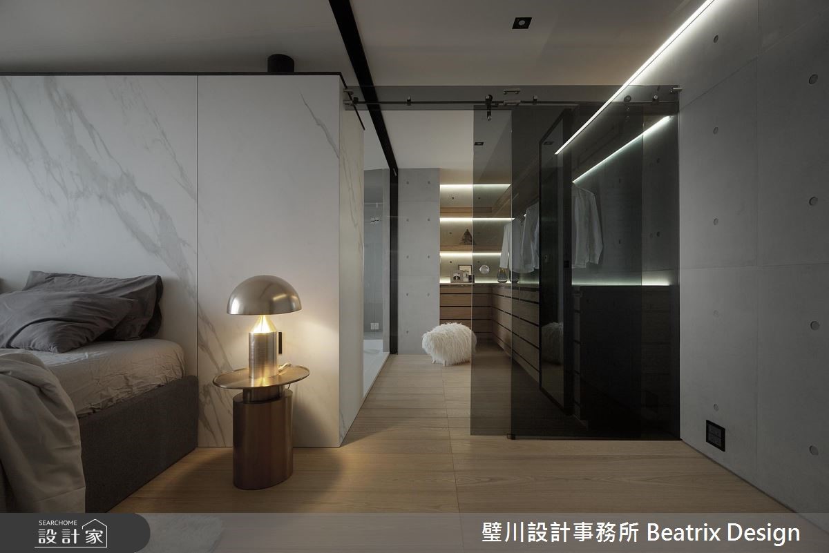 80坪新成屋(5年以下)＿現代風臥室更衣間案例圖片＿璧川設計事務所 Beatrix Design＿璧川_雲居之12