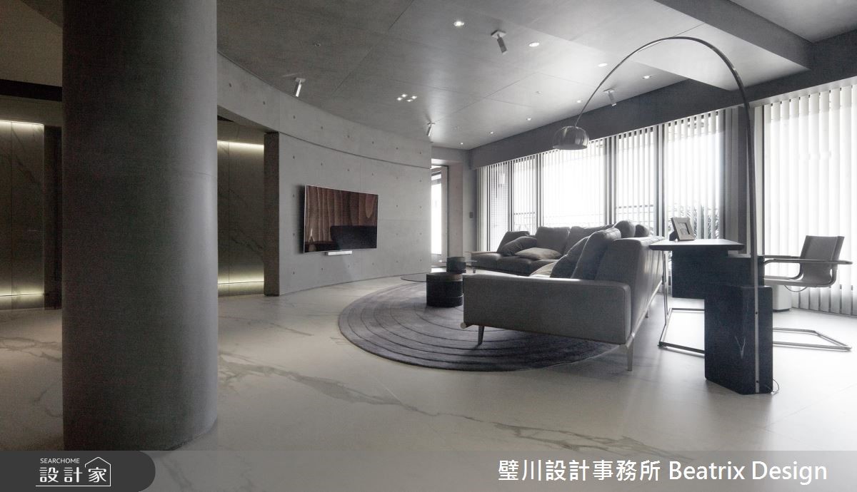 80坪新成屋(5年以下)＿現代風客廳案例圖片＿璧川設計事務所 Beatrix Design＿璧川_雲居之5