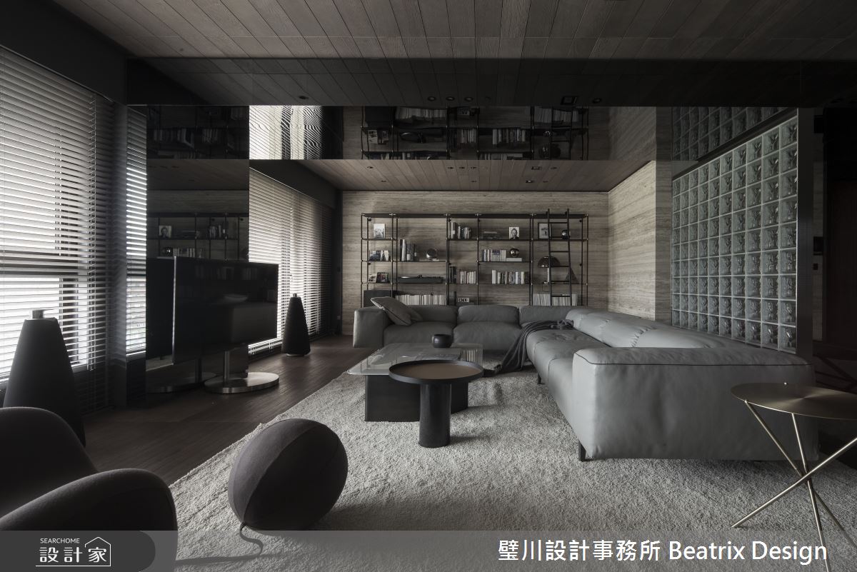 70坪新成屋(5年以下)＿現代風客廳案例圖片＿璧川設計事務所 Beatrix Design＿璧川_年輕的老靈魂之1