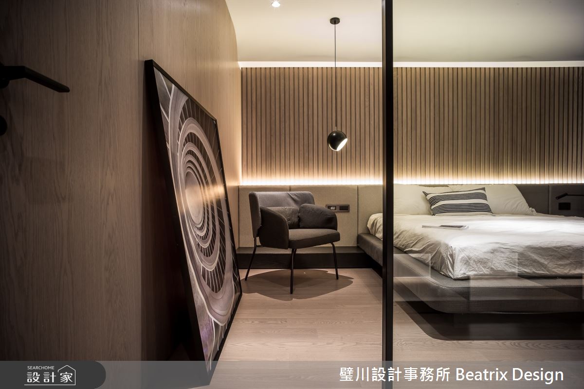 23坪新成屋(5年以下)＿現代風臥室案例圖片＿璧川設計事務所 Beatrix Design＿璧川_亦墨 Amor之8