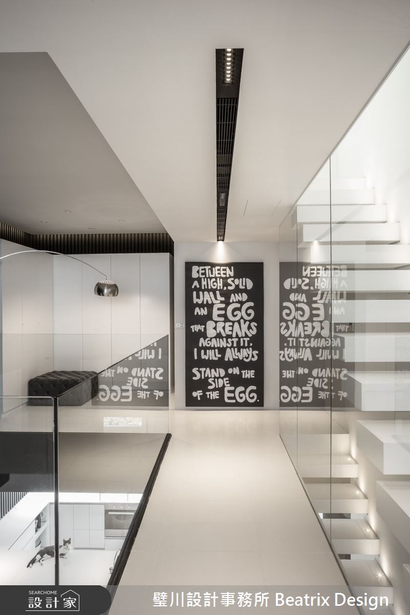 50坪老屋(16~30年)＿現代風樓梯走廊案例圖片＿璧川設計事務所 Beatrix Design＿璧川_隨光而行之9