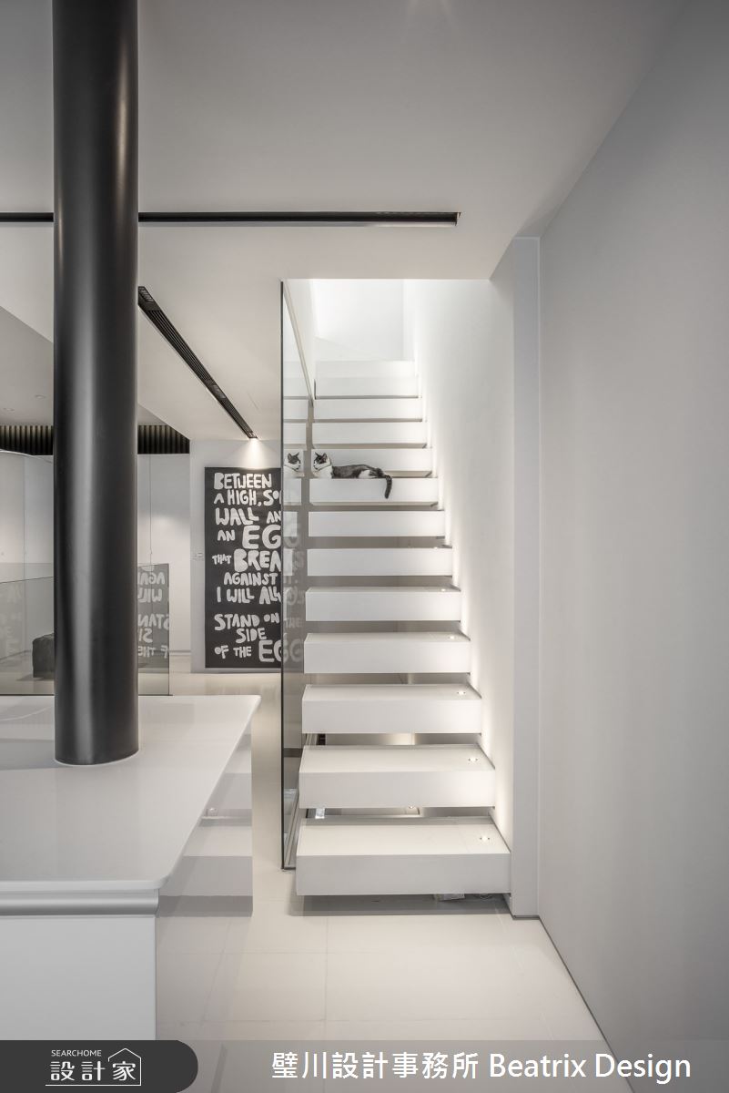 50坪老屋(16~30年)＿現代風樓梯走廊案例圖片＿璧川設計事務所 Beatrix Design＿璧川_隨光而行之11