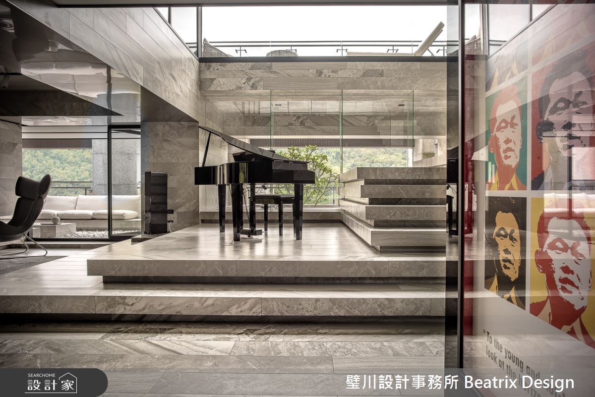 97坪中古屋(5~15年)＿現代風樓梯案例圖片＿璧川設計事務所 Beatrix Design＿璧川_蒼藍小點之1