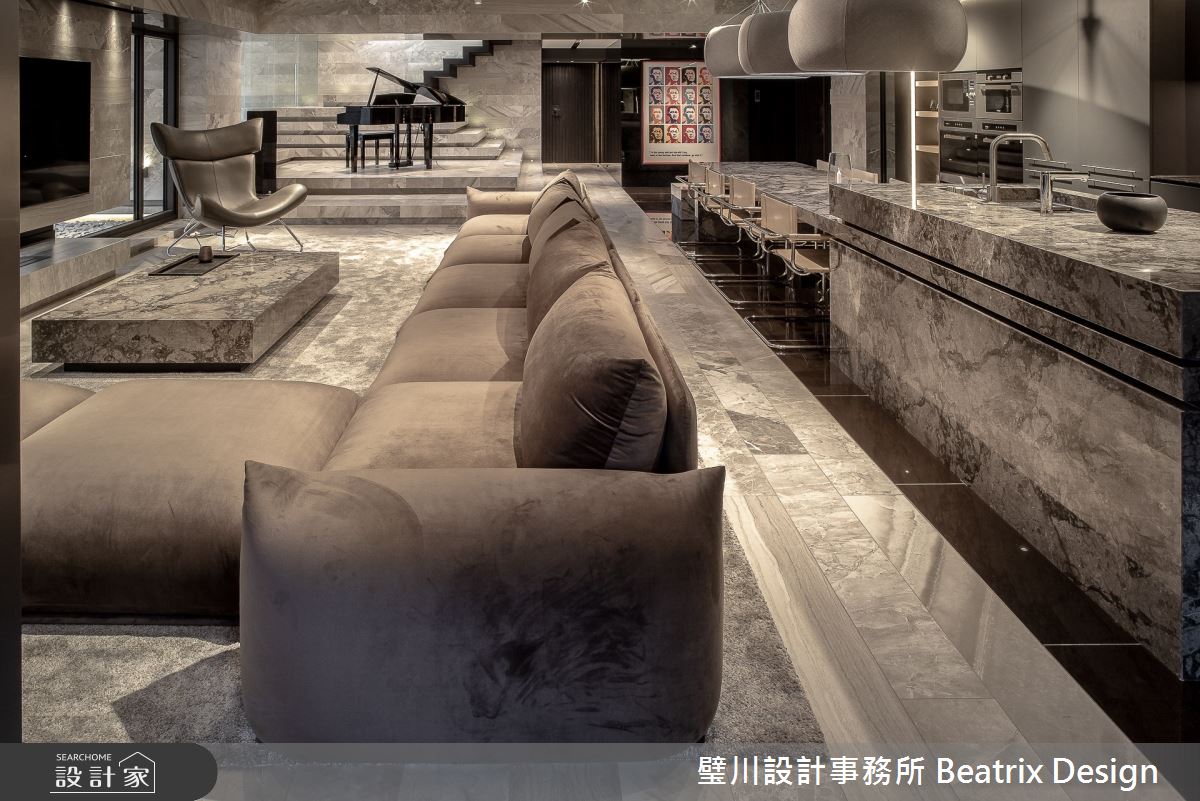97坪中古屋(5~15年)＿現代風客廳餐廳廚房樓梯中島案例圖片＿璧川設計事務所 Beatrix Design＿璧川_蒼藍小點之30