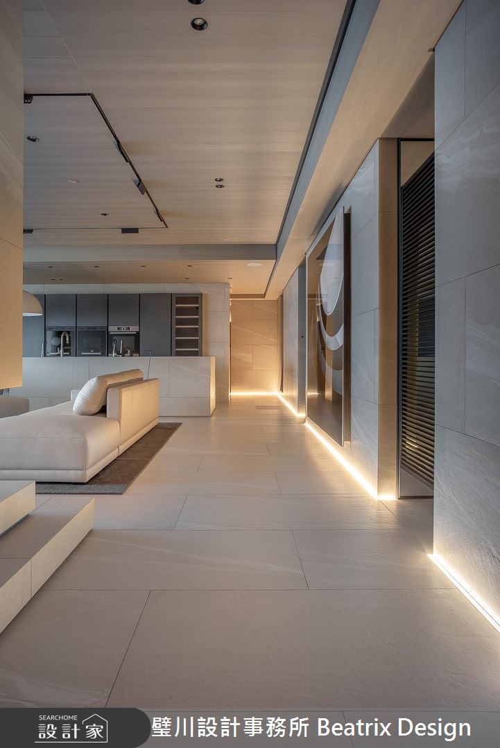 60坪中古屋(5~15年)＿簡約風客廳走廊案例圖片＿璧川設計事務所 Beatrix Design＿璧川_漱石之1