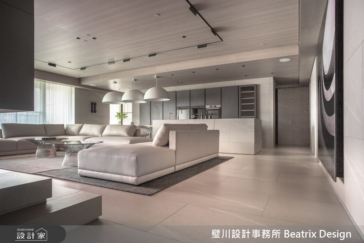 60坪中古屋(5~15年)＿簡約風客廳餐廳走廊中島案例圖片＿璧川設計事務所 Beatrix Design＿璧川_漱石之6