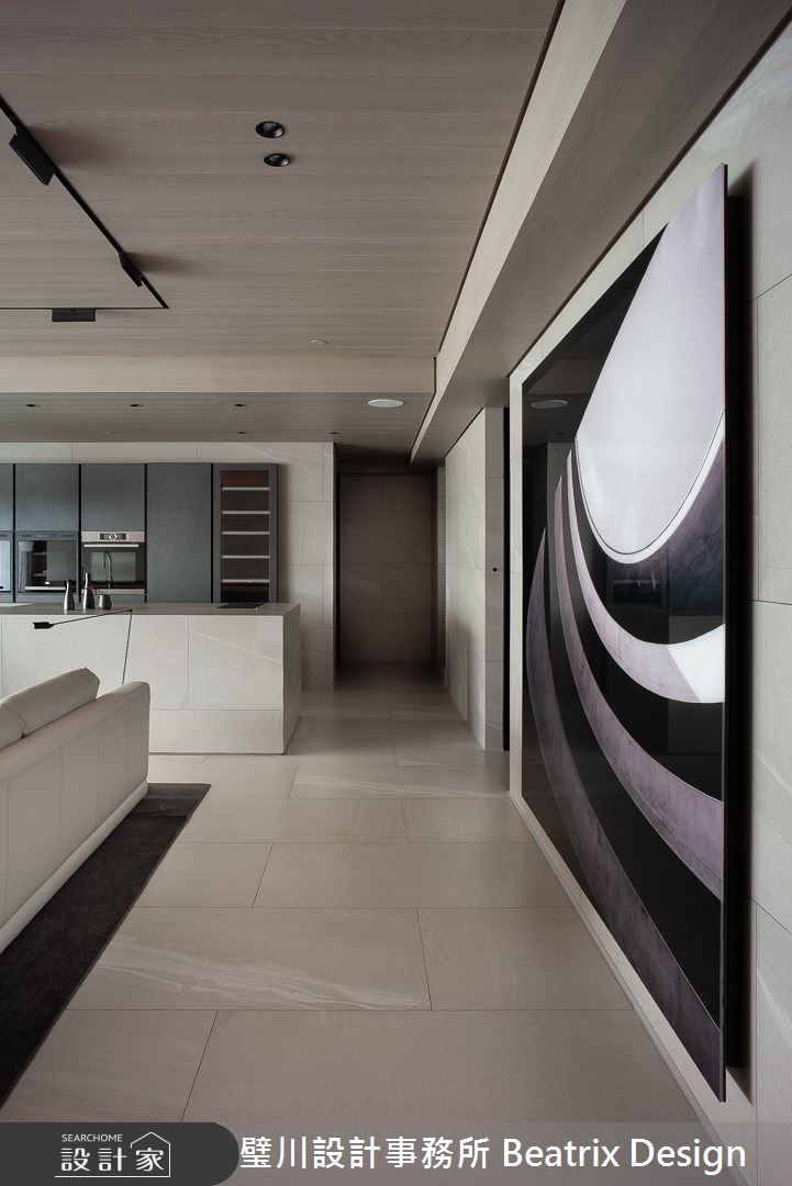60坪中古屋(5~15年)＿簡約風客廳走廊中島案例圖片＿璧川設計事務所 Beatrix Design＿璧川_漱石之9