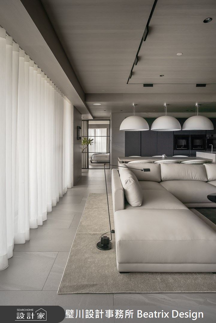 60坪中古屋(5~15年)＿簡約風客廳餐廳走廊案例圖片＿璧川設計事務所 Beatrix Design＿璧川_漱石之12