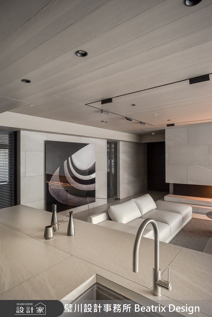 60坪中古屋(5~15年)＿簡約風客廳中島案例圖片＿璧川設計事務所 Beatrix Design＿璧川_漱石之19
