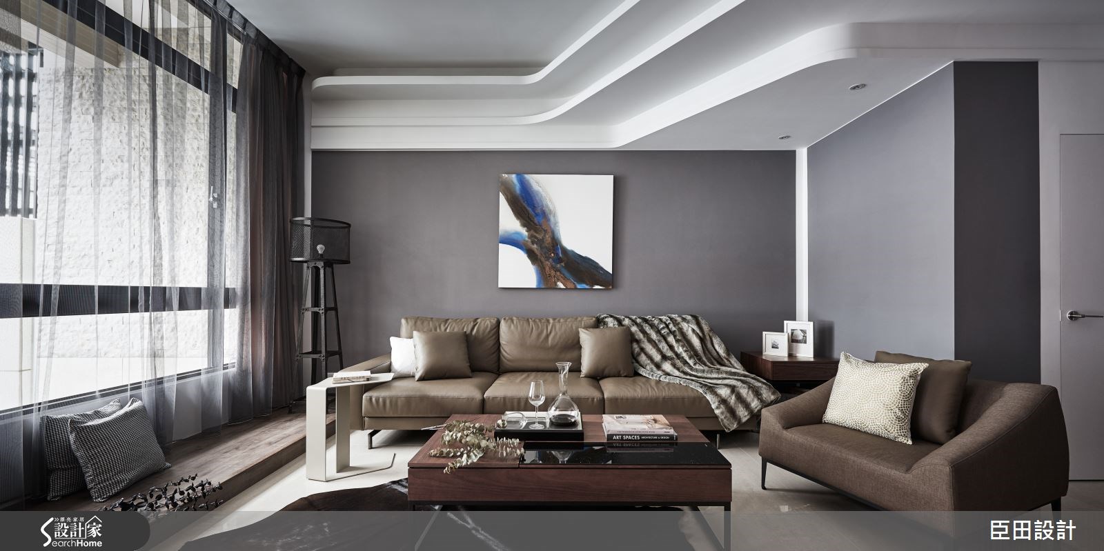 30坪新成屋(5年以下)＿現代風客廳案例圖片＿臣田設計＿臣田_01 鹿澤榮耀之7