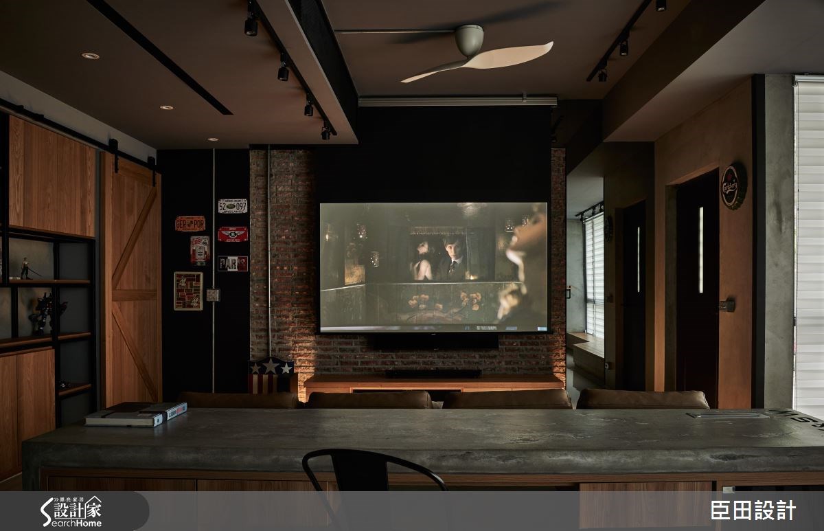37坪新成屋(5年以下)＿工業風客廳案例圖片＿臣田設計＿臣田_02 御見之10