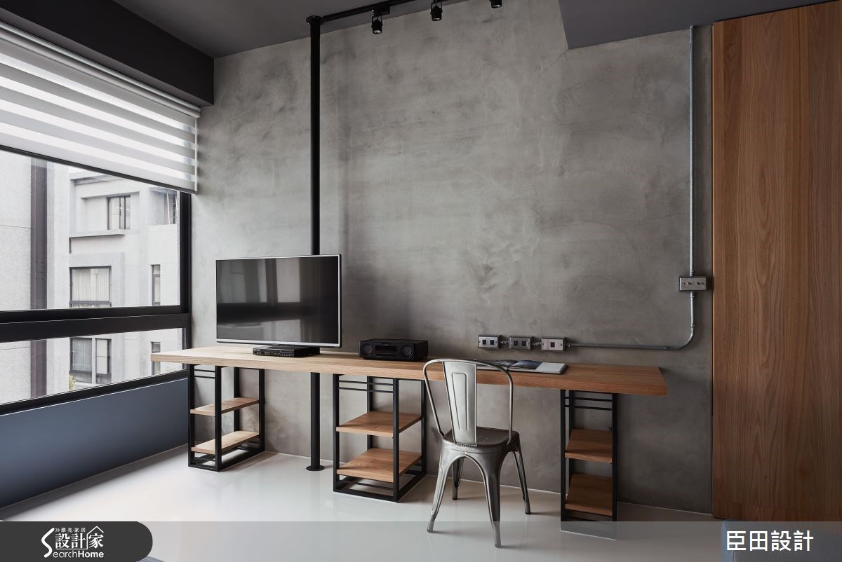 37坪新成屋(5年以下)＿工業風臥室案例圖片＿臣田設計＿臣田_02 御見之13