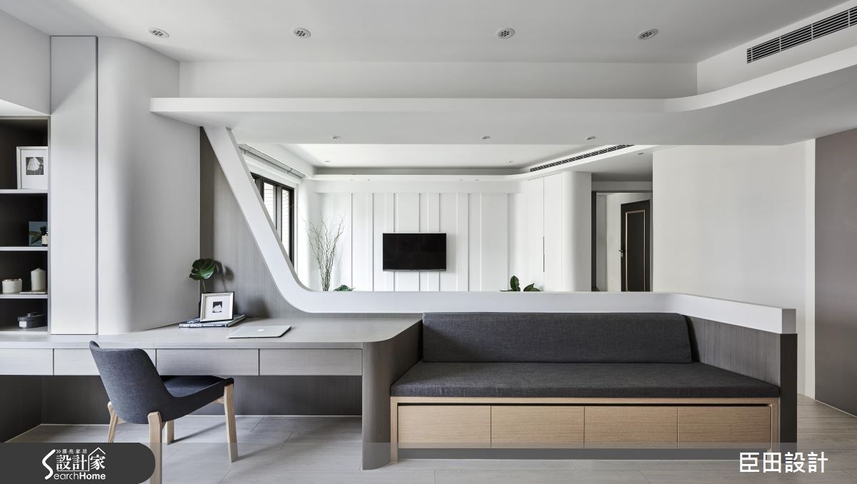 18坪新成屋(5年以下)＿現代風書房案例圖片＿臣田設計＿臣田_03 純粹獨白之10