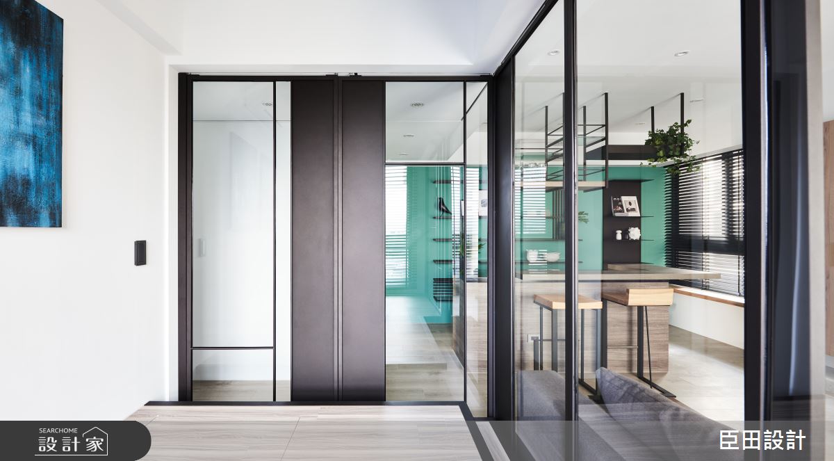 16坪中古屋(5~15年)＿北歐風餐廳中島案例圖片＿臣田設計＿臣田_06 積木與密室之8